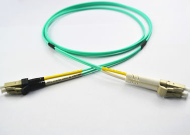 Mini cordón de remiendo de la fibra óptica del LC con la chaqueta de OM3 LSZH, OS1/OS2/OM1/OM2