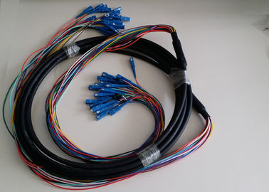 Solo modo al aire libre/cordón de remiendo de fibra óptica con varios modos de funcionamiento con el cable de la fibra de GYTA