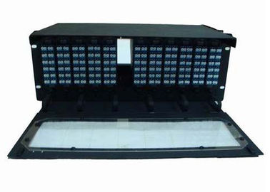 Atormente FTTX montado 19' el panel de remiendo de MPO con 12pcs MPO - casetes del LC