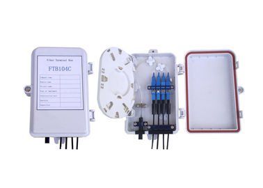 Caja de distribución al aire libre de cable de la fibra del PLC 1*4 para la coleta de la fibra del SC