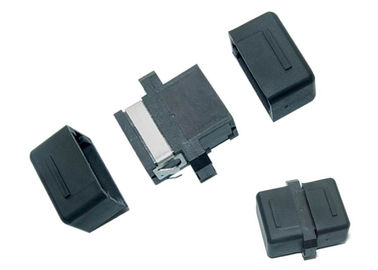 Adaptador plástico negro de la fibra óptica de la vivienda de la circona para los casetes de MPO