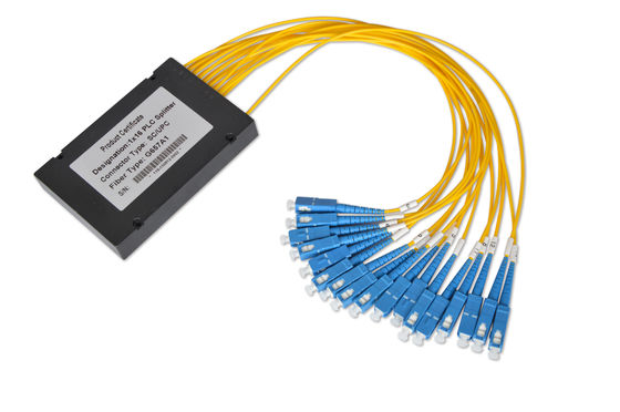 Divisor de fibra óptica unimodal del PLC 1×32 con los conectores de la fibra del SC/de APC