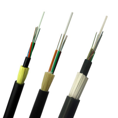 Cable de fribra óptica de la base del solo modo G.652 YOFC ADSS 24