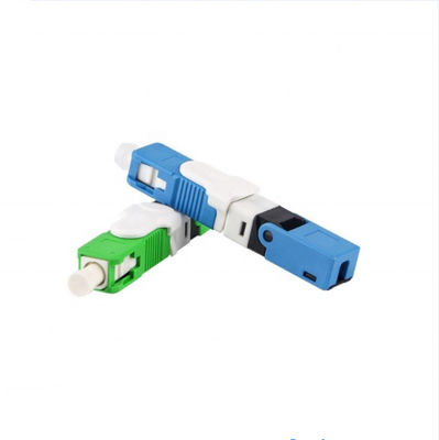 Conector rápido del conector de la fibra óptica de Sc/Upc Sc/Apc SM de la fibra óptica unimodal rápida de Ftth