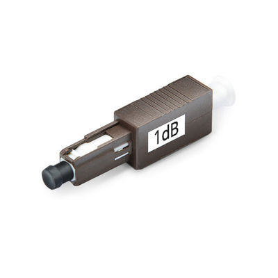 Atenuador óptico 5db 10db 15db de la fibra fija unimodal del atenuador Lc/Upc de la fibra
