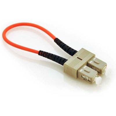 El Loopback óptico Lc/Upc o Lc/Apc duplica Loopback de la fibra óptica del solo modo del Pvc 9/125
