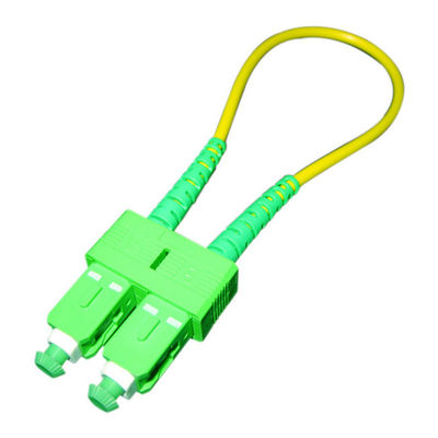 El Loopback óptico Lc/Upc o Lc/Apc duplica Loopback de la fibra óptica del solo modo del Pvc 9/125