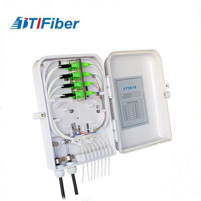 Caja de distribución al aire libre del divisor del cable de la fibra del PLC FTTH 1x4 del precio bajo