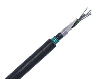 Cable de fibra óptica de la chaqueta GYTA del PE con el miembro de fuerza central de acero
