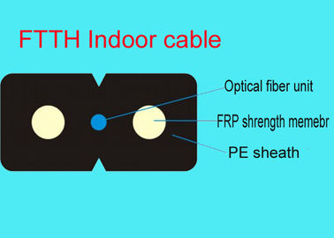 Solución con varios modos de funcionamiento a dos caras de FTTH con el cordón de remiendo del cable de descenso 2core