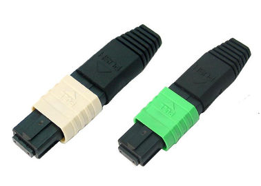 conectores de cable de fribra óptica de 12core MPO con pérdida de alto retorno