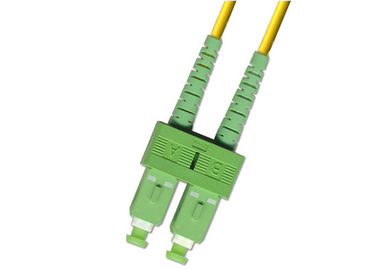 Conector de la fibra óptica del LC/de APC CATV para el cordón de remiendo de fibra óptica