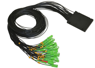 Divisor de fibra óptica unimodal del PLC 1×32 con los conectores de la fibra del SC/de APC