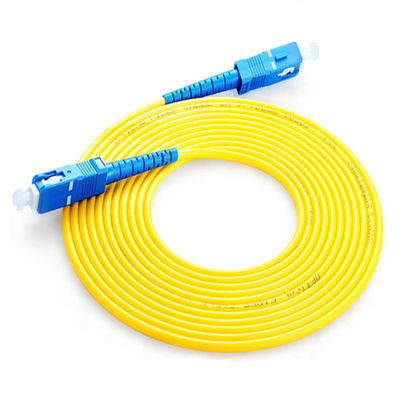 Cables des fibra óptica del remiendo de la fibra óptica del salto del descenso del cordón del SC FTTH del SC