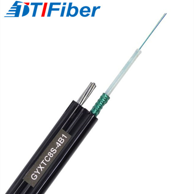 GYXTC8S 12 24 cables al aire libre del remiendo de la fibra de la base G652D autosuficientes