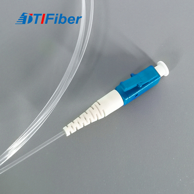 Simplex transparente del cordón de remiendo de la fibra óptica de FTTH LC UPC invisible