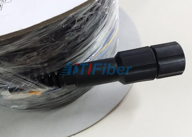 Cordón de remiendo óptico de la fibra impermeable de PDLC RRU al aire libre con el ojo de tracción