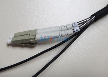 Cordón de remiendo de la fibra óptica de la PC de DLC, cable de rama protegido al aire libre