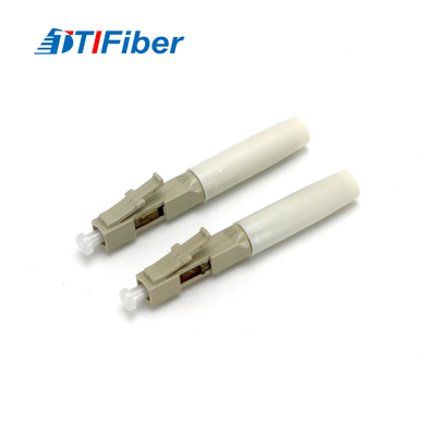 Conector rápido plástico del LC UPC del conector rápido con varios modos de funcionamiento de la fibra para la solución de FTTH