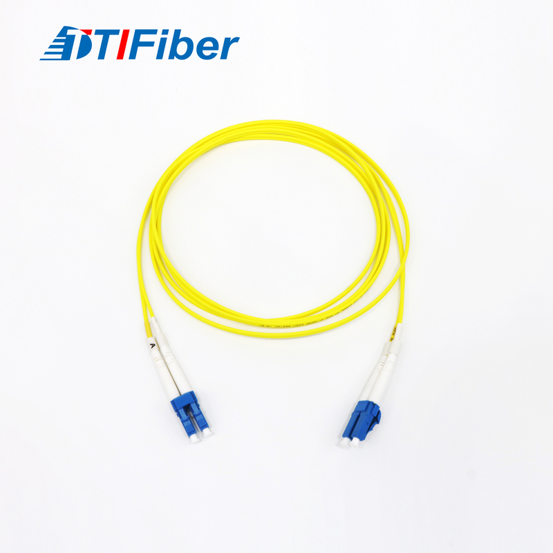 1M 2M 3M SM Monomodo LC/UPC - LC/UPC Duplex LSZH Cable de conexión de fibra óptica
