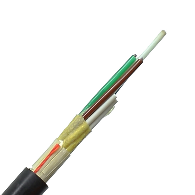 ADSS aéreo G652D G657A1 G657A2 1 12 24 48 96 144 cables de fibra óptica para exteriores de un solo modo